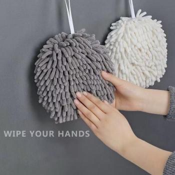 Großhandel B2B Aufhängbares Chenille-Handtuch Badezimmer